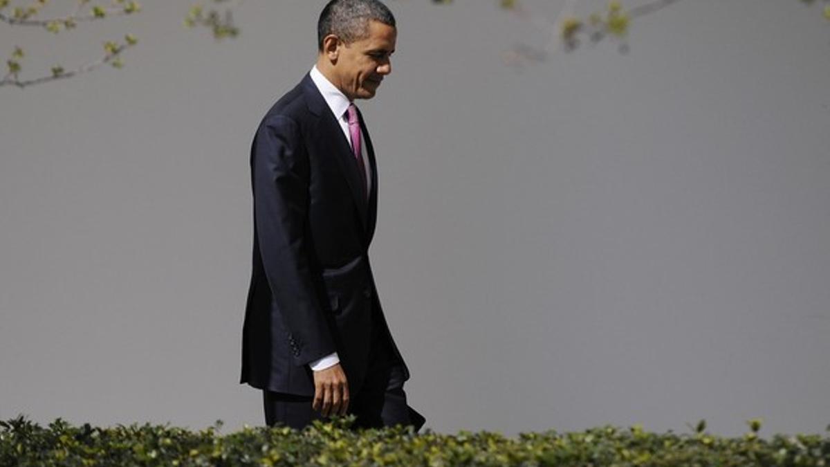 Obama vuelve a la Casa Blanca después de una conferencia en Washington