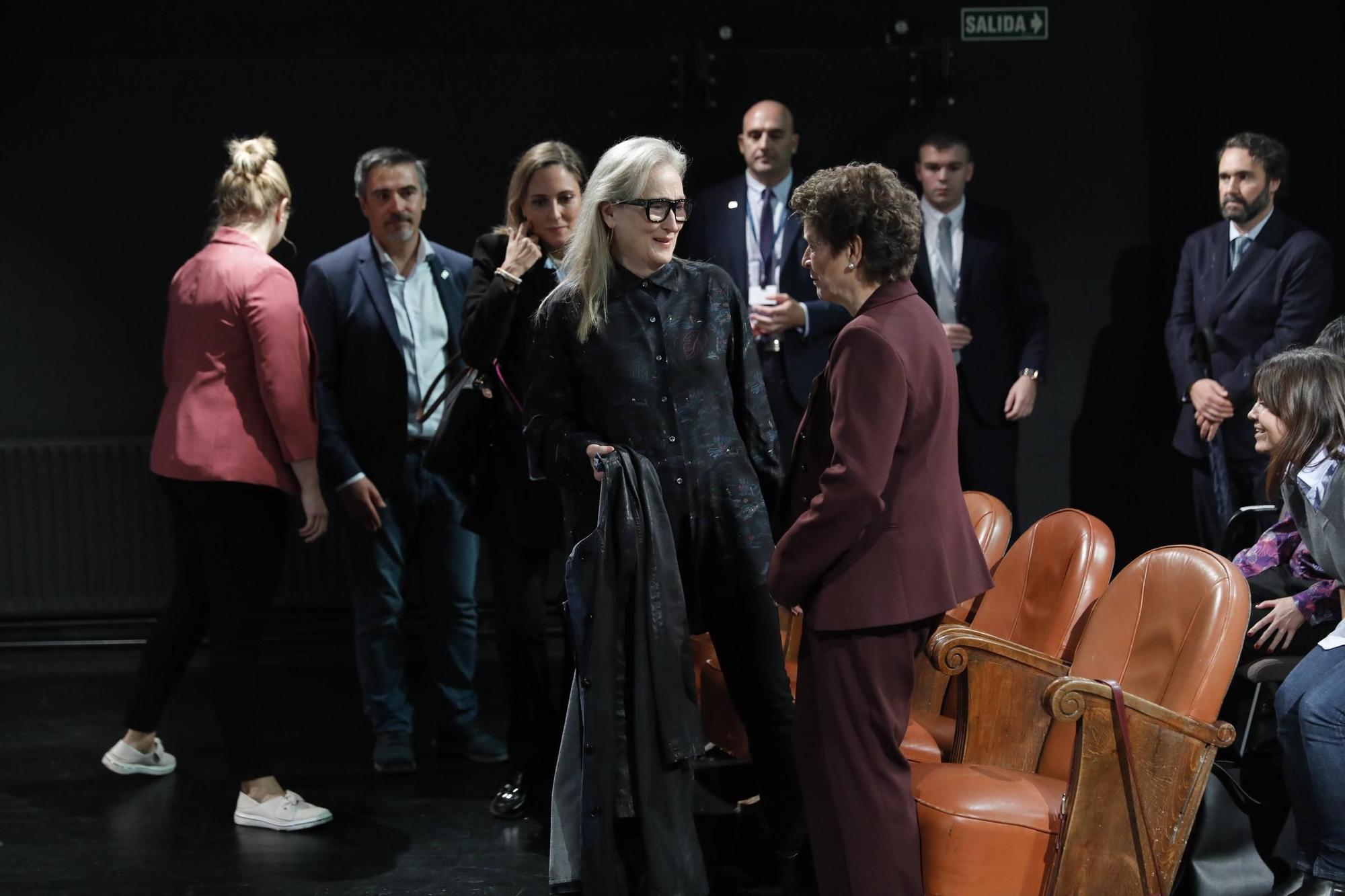 EN IMÁGENES: Así fue el acto de Meryl Streep en la Laboral