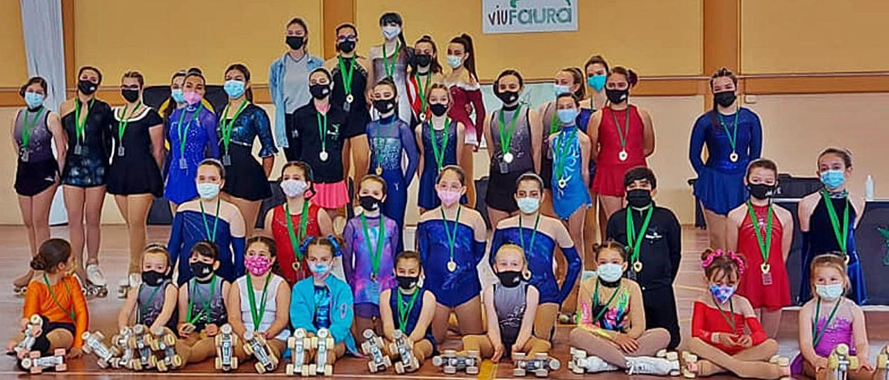 Participantes en el Trofeo Interclub Alas Sagunto que tuvo lugar en Faura. | LEVANTE-EMV