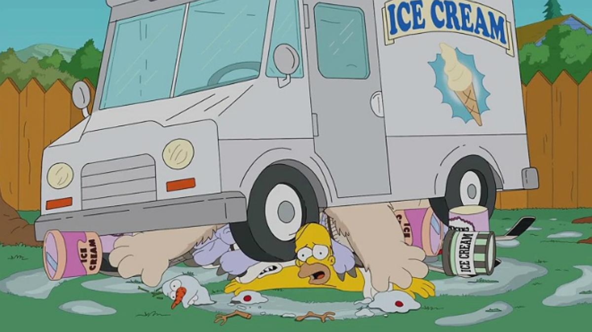 Homer Simpson s’uneix al repte de l’’Ice Bucket Challenge’