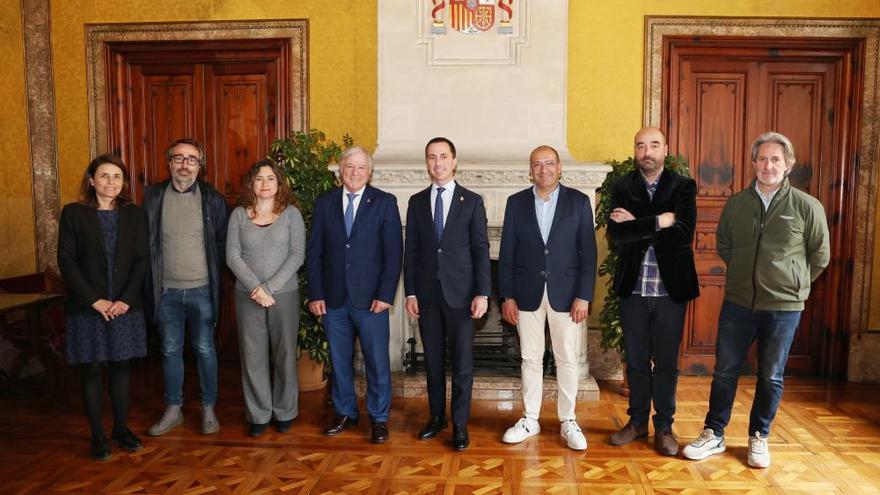 Marratxí: El Consell se compromete a impulsar el proyecto Mallorca Green Film Studios