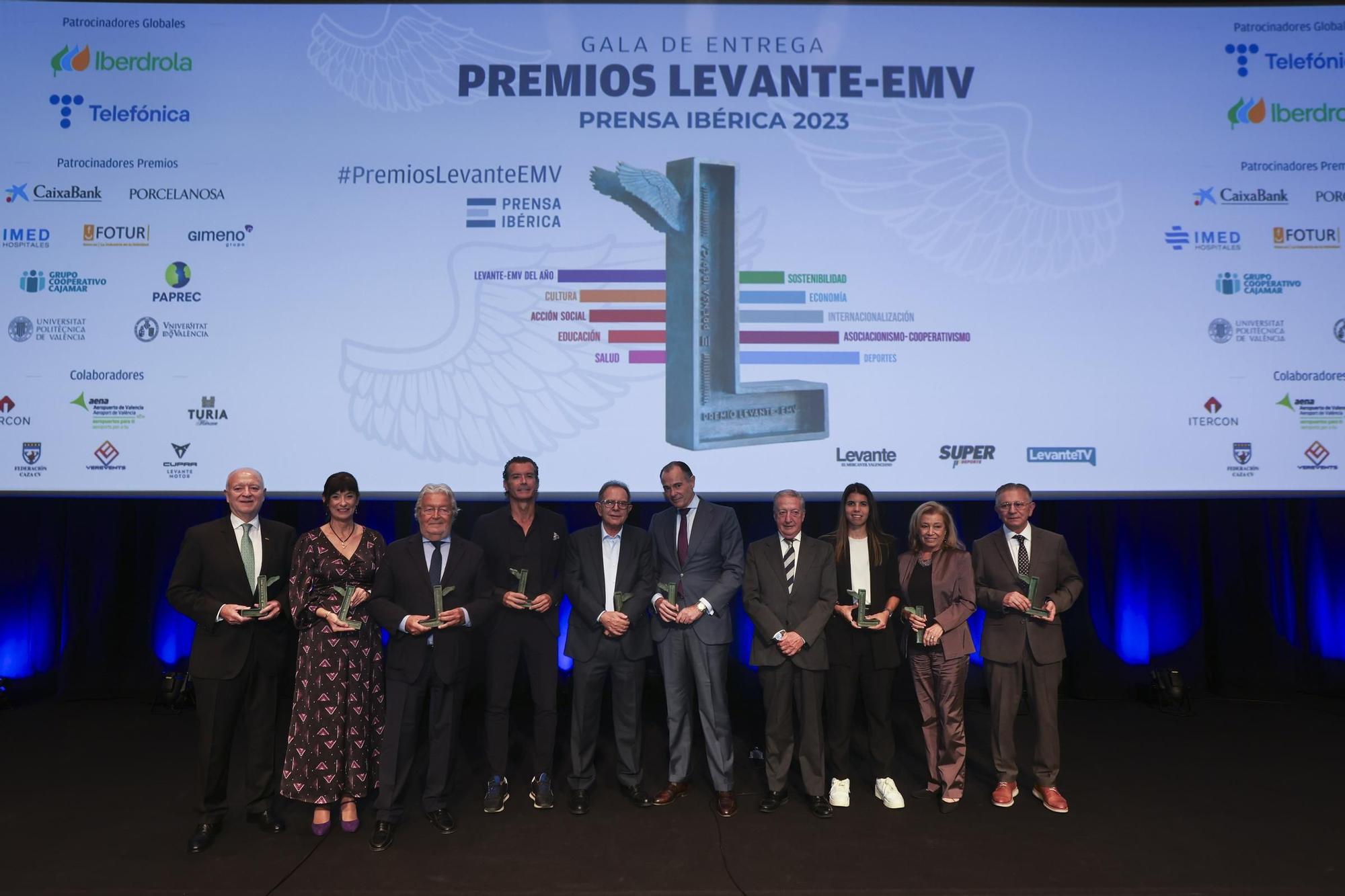 Las mejores fotos de la gala de los Premios Levante-EMV 2023