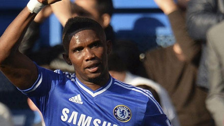 El jugador del Chelsea, Samuel Eto&#039;o.