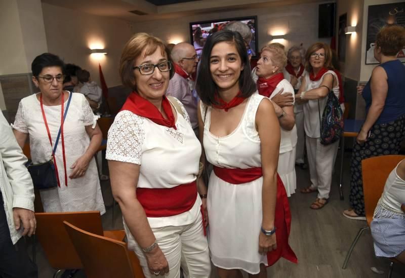 Fotogalería del Chupinazo de San Fermín en Zaragoza