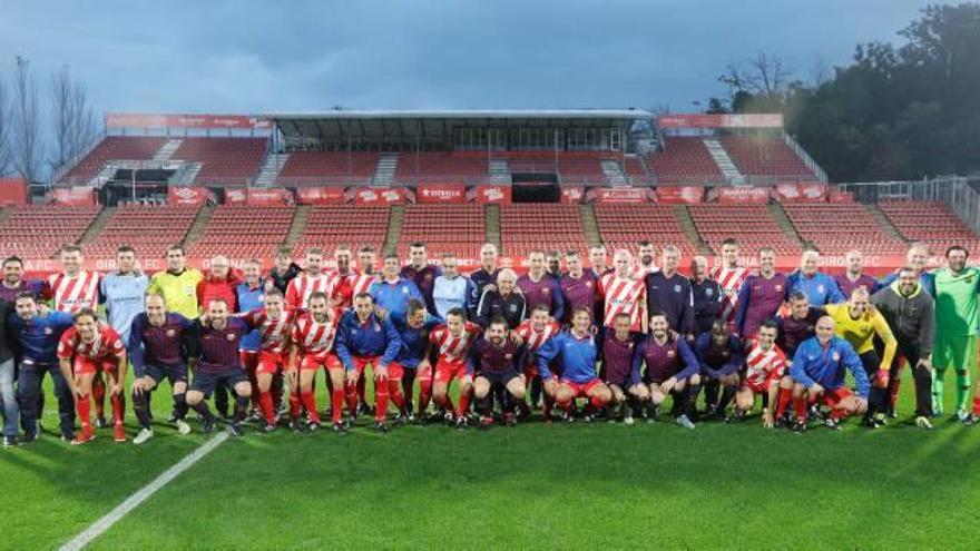 Els veterans del Girona cauen contra el Barça en l&#039;aniversari de l&#039;Agrupació