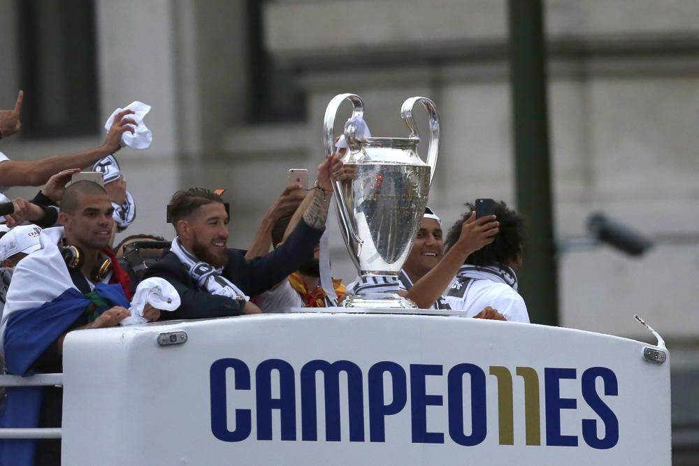 EL REAL MADRID CELEBRA LA UNDÉCIMA EN CIBELES