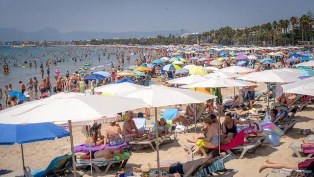 La playa de Salou en una imagen de archivo