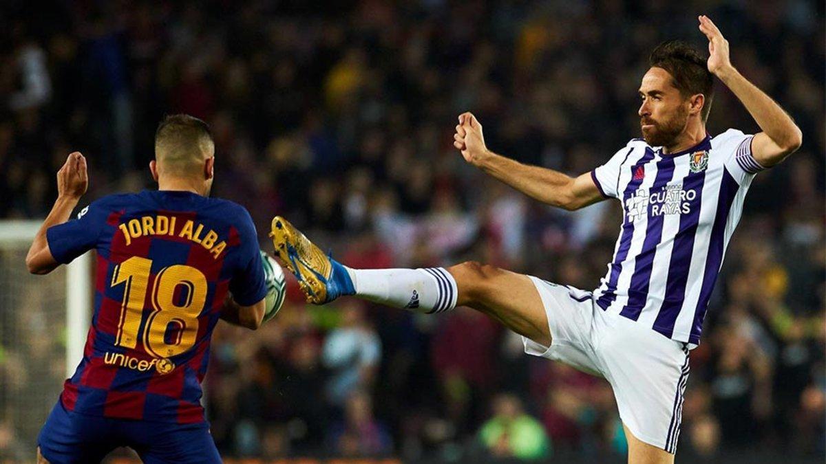 Jordi Alba acabó tocado