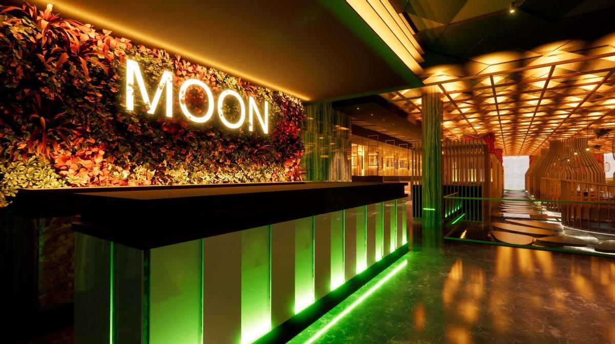 Recreación de la entrada al restaurante.