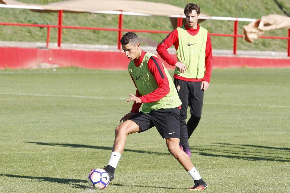 Entrenamiento del Sporting