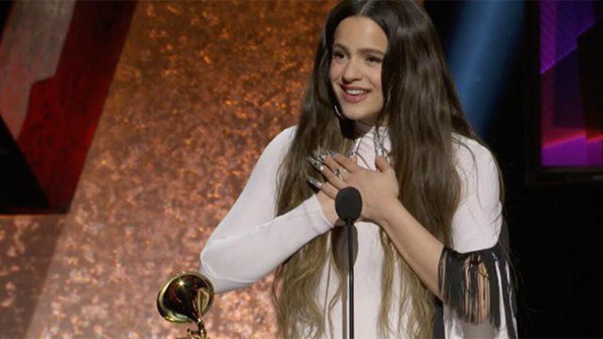 Rosalía se queda con el Grammy al mejor disco latino de rock, urbano o alternativo