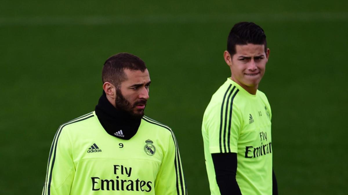 Benzema y James Rodríguez vuelven a la lista