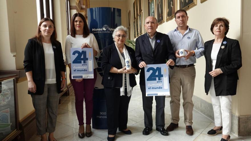 Centros deportivos e iglesias se suman a las &#039;24 horas para iluminar el mundo&#039;