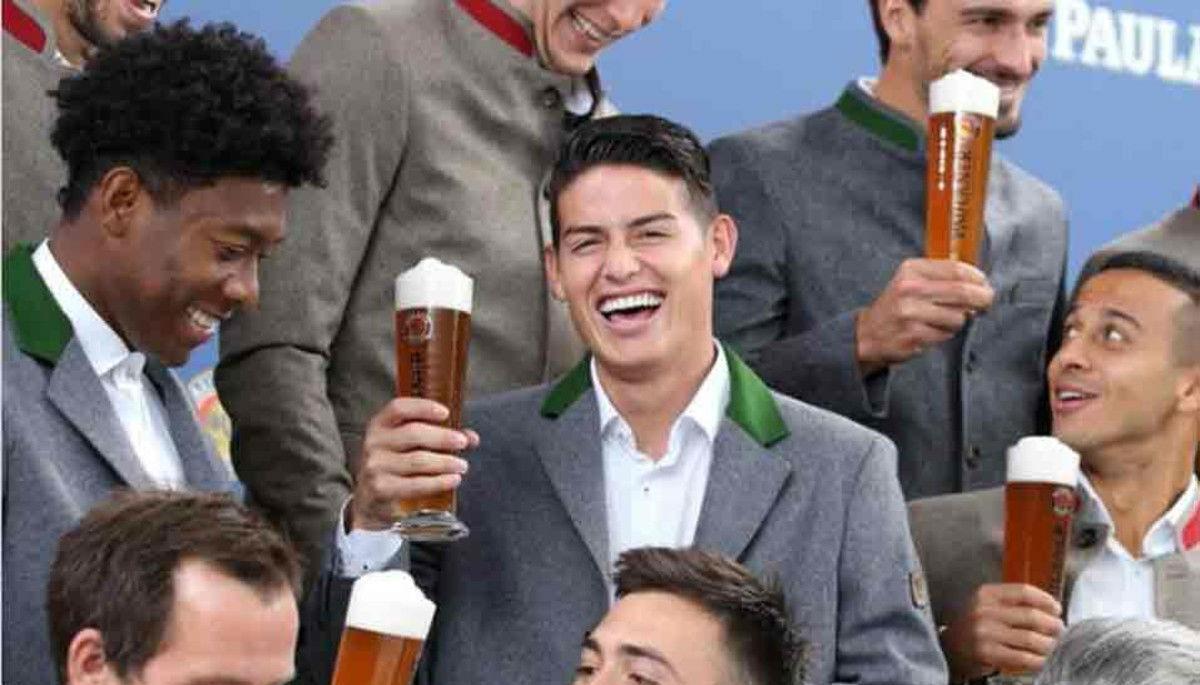 El Bayern disfruta con la promoción del Oktoberfest