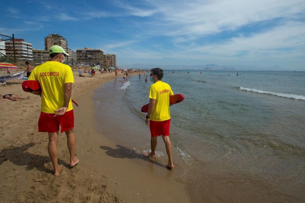 Primer fin de semana de playas abiertas al baño