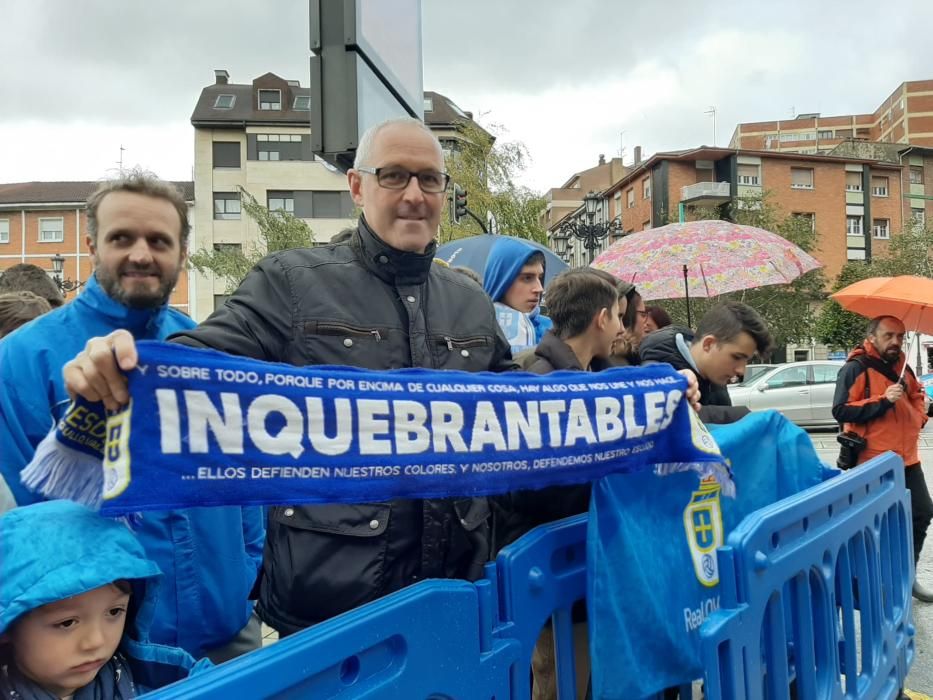 Derbi asturiano:  Así se vive los momentos previos al partido entre Real Oviedo y Sporting