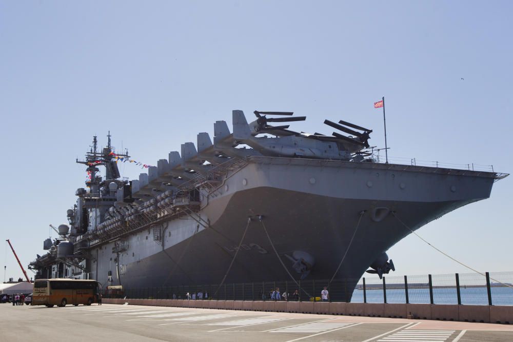 El portaaviones del ejército norteamericano USS Kearsarge