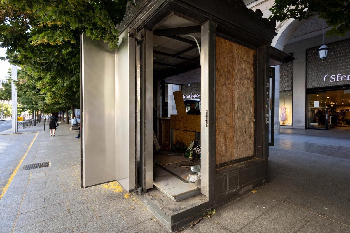 Quiosco de Independencia donde iba a instalarse una churrería.