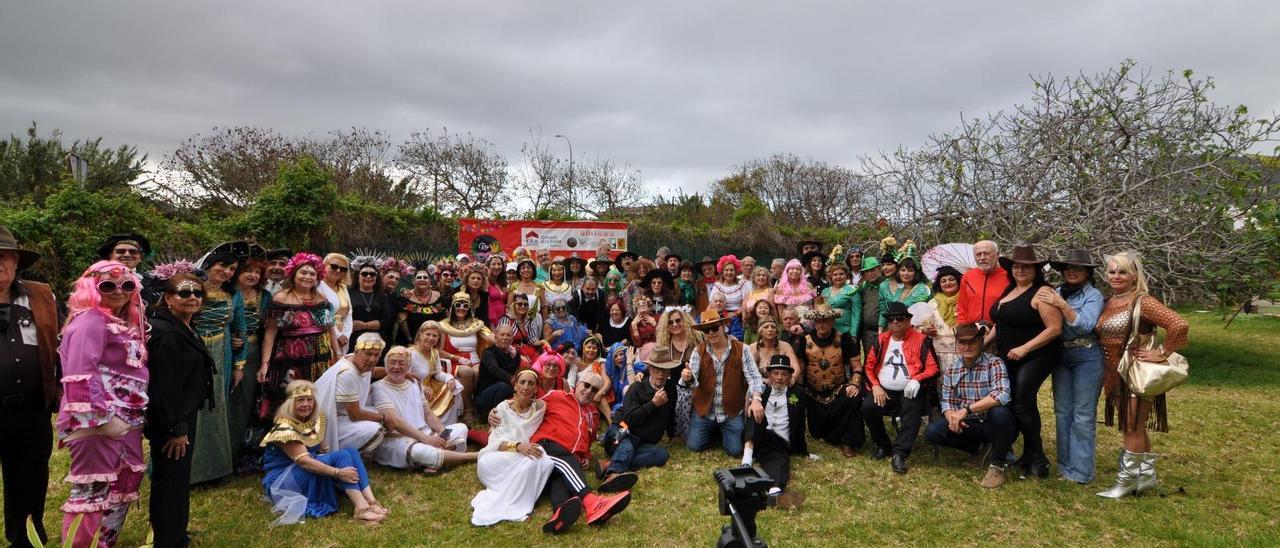 Fiesta de Carnaval en la finca La Caprichosa, en Arucas