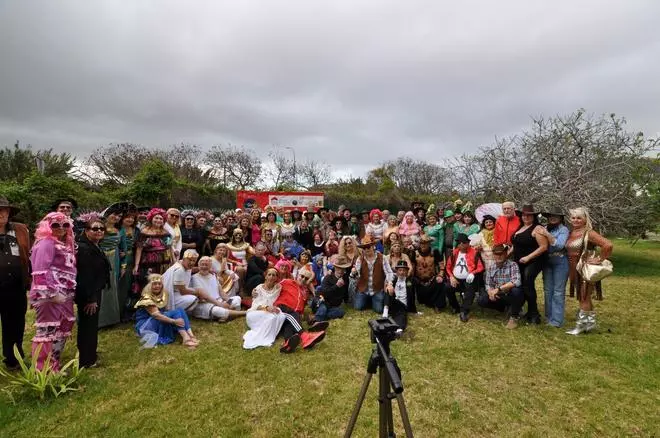 Fiesta de Carnaval en la finca La Caprichosa, en Arucas