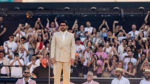 Concierto de Bad Bunny, en el estadio Lluis Companys de Barcelona.