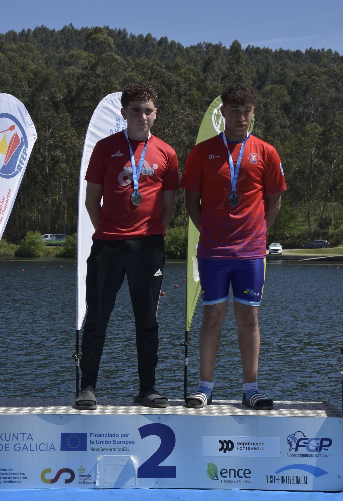 Jorge Alonso y Alejandro Heres, subcampeones junior C 2.