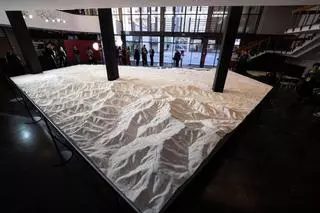 Presentación de la nueva maqueta del Pla de Barcelona 2026–2035, en la antigua sede de Editorial Gustavo Gili.