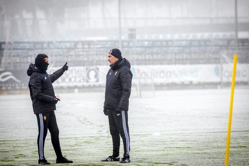 Entrenamiento del 13 de enero del Real Zaragoza