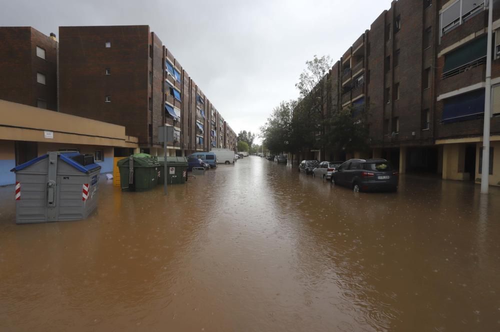 Lluvias torrenciales en Sagunt