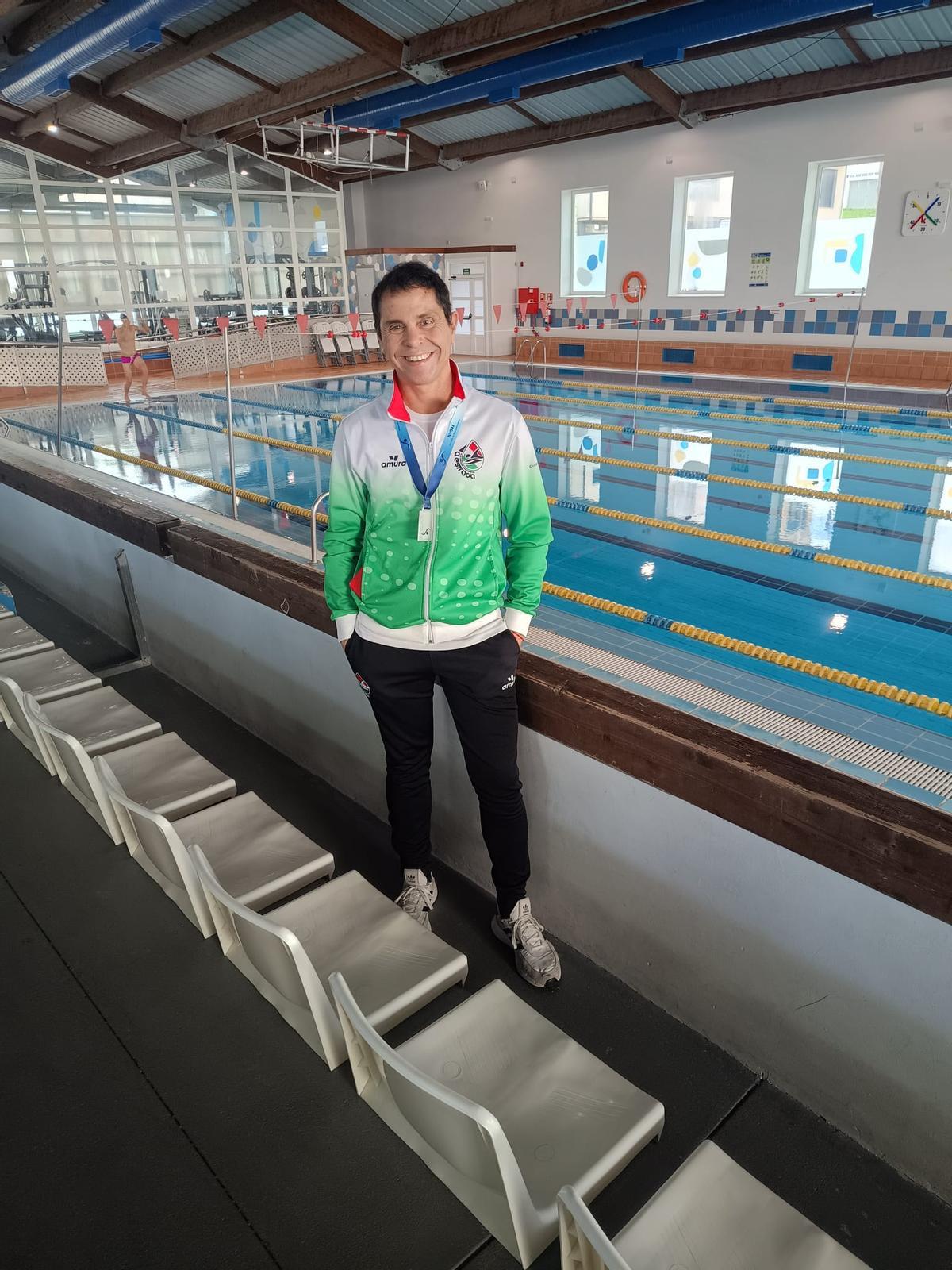 Mario López, con su medalla.