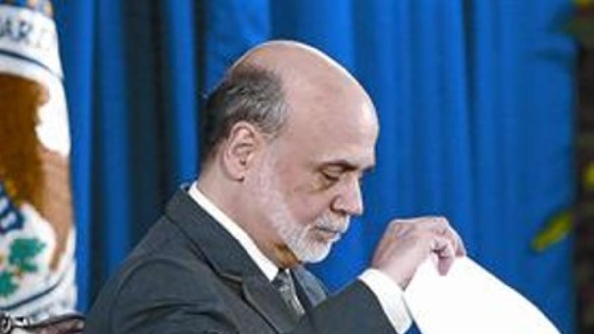 Ben Bernanke, en su comparecencia de ayer.