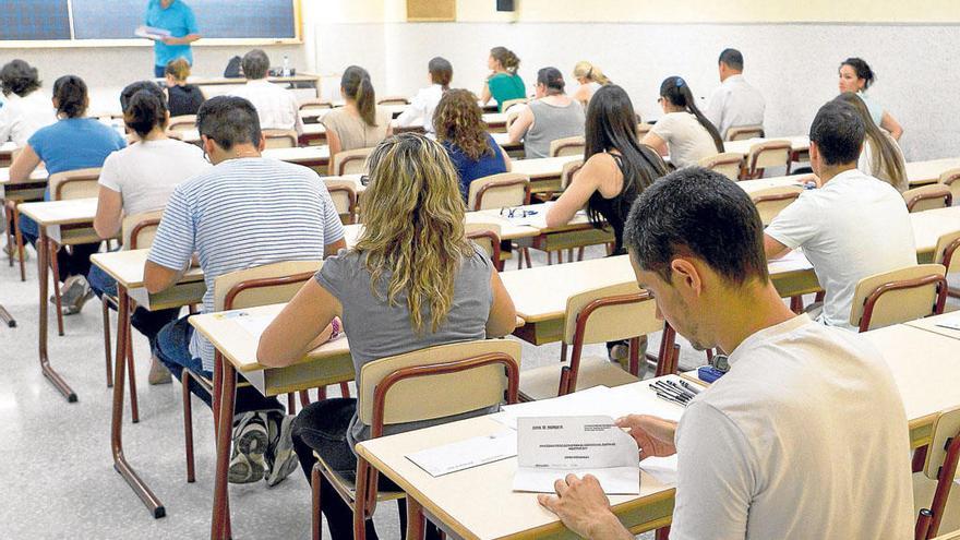 Un examen de oposiciones para maestros de Infantil y Primaria.