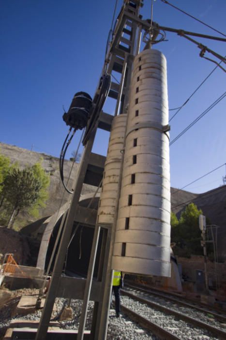 Abren el tramo afectado por las lluvias en la Font de la Figuera