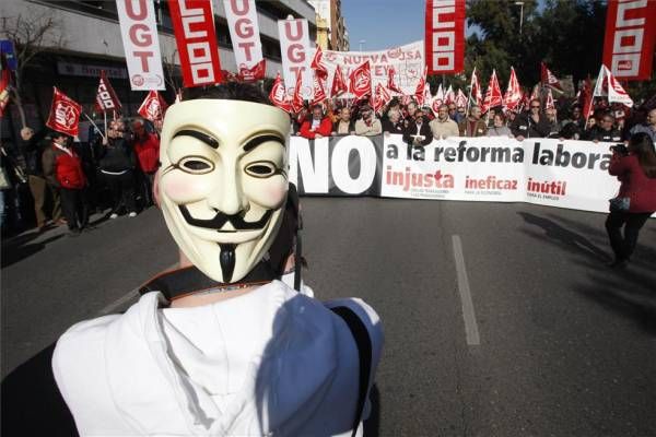 Manifestación contra la reforma laboral en Córdoba