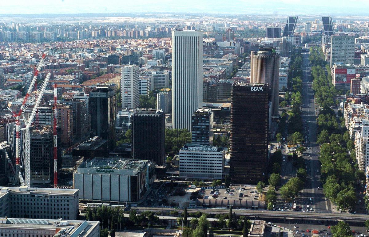 ESPAÑA-INCENDIO RASCACIELOS