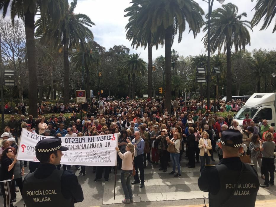 Manifestación contra el impuesto de sucesiones