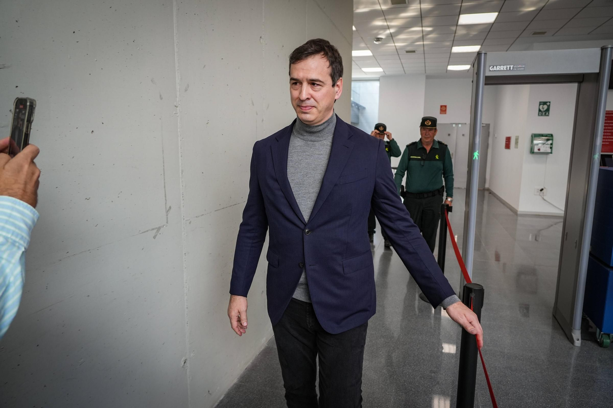 David Sánchez declara en los juzgados de Badajoz