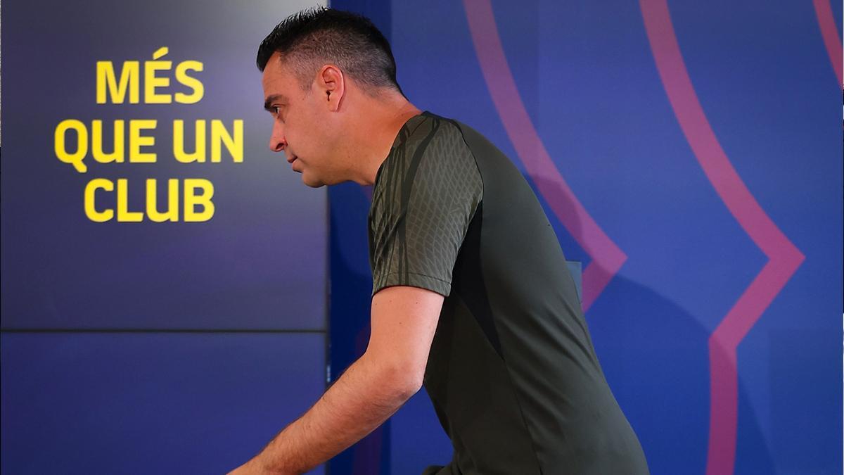 Xavi Hernández, entrenador del FC Barcelona