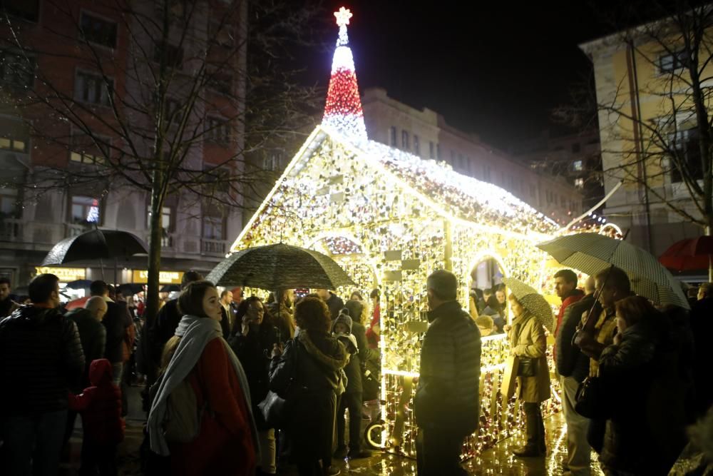 Luces de Navidad en Gijón