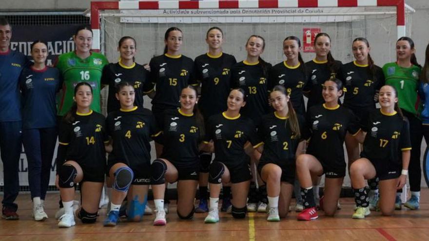 La selección asturiana cadete femenina.