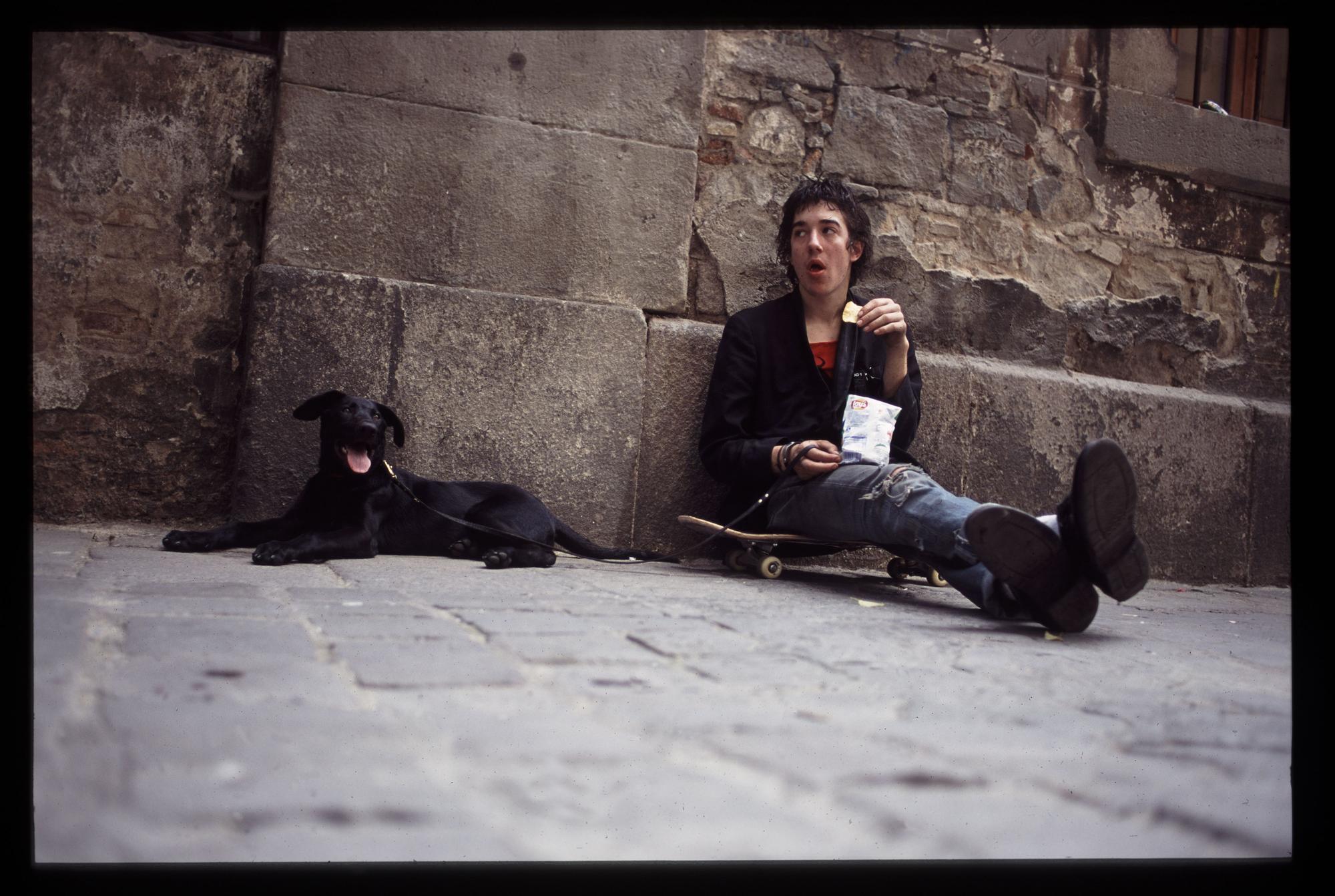 Boulala, en modo reposo durante sus años como skater.