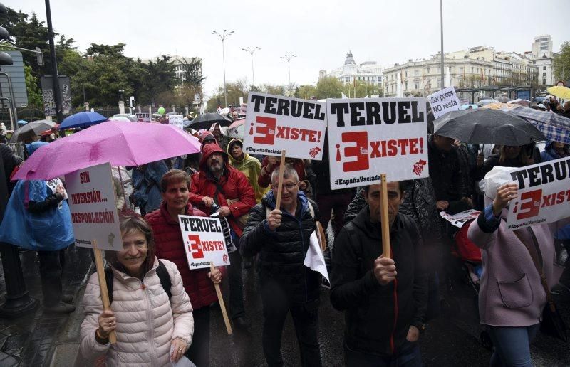 Manifestación 'Revuelta de la España vaciada' en Madrid