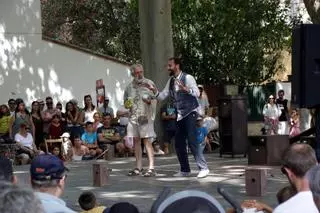 Clowns, malabaristes i trapezistes omplen la Bisbal a la Fira del Circ al Carrer