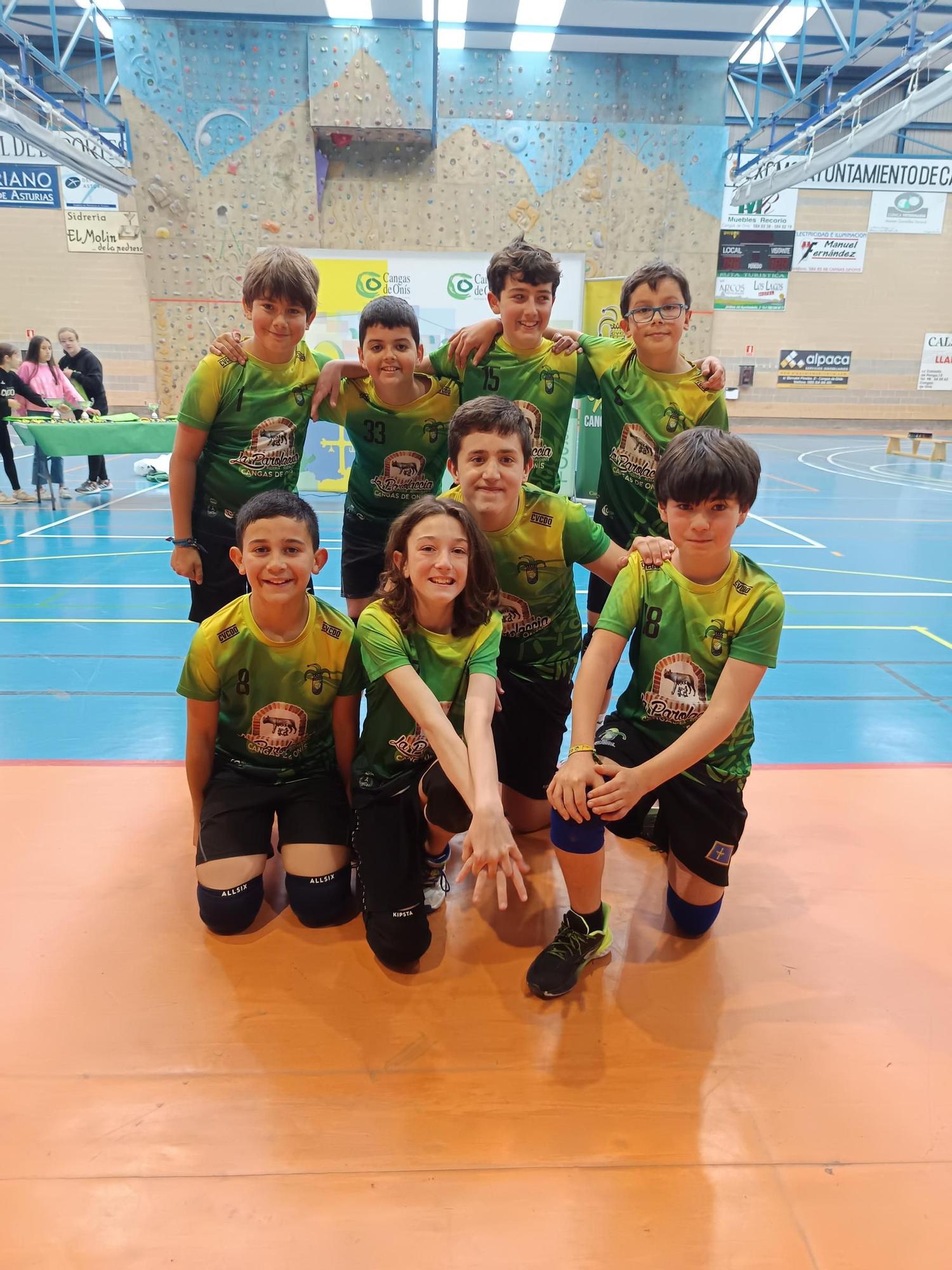 Nuevo éxito del voleibol cangués