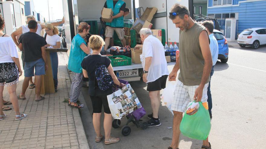 El conflicto del reparto de comida