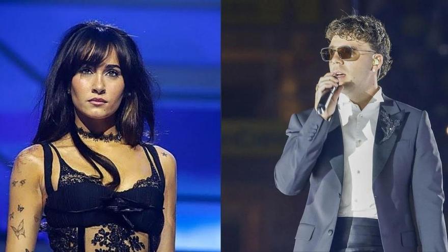 Quevedo desata la locura al aparecer por sorpresa junto a Aitana en el Granca Live Fest