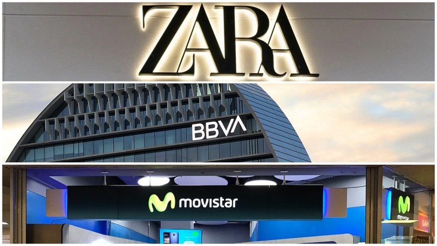 Zara, Movistar y BBVA, las tres marcas más valiosas de España