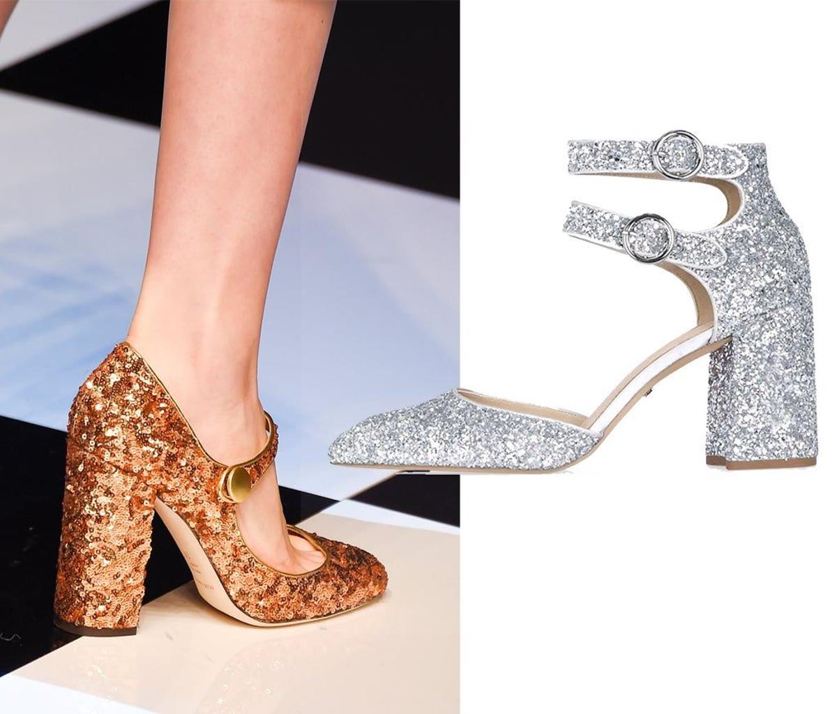 Zapatos glitter de Dolce and Gabbana