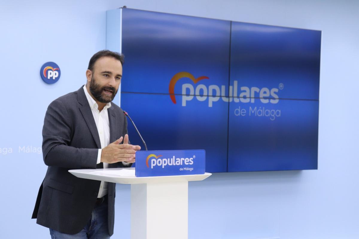 El diputado del PP por Málaga Mario Cortés.