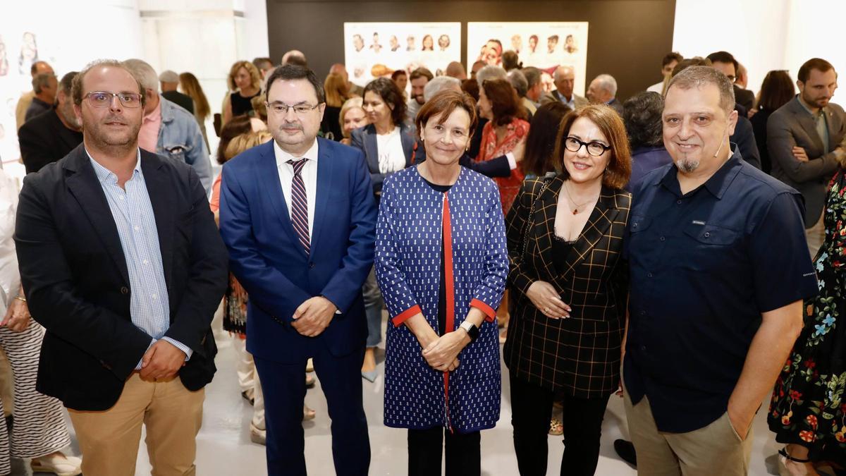 Inauguración de la exposición "Personajes de Gijón"